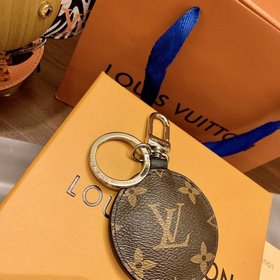 LV осенне-зимний брелок для ключей/сумки с круглым значком и букв
