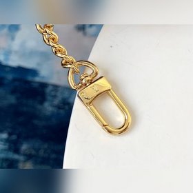 LV ограниченная серия брелок с подвеской виде желтого бульдога Ра