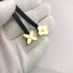 LV Модель M63082 Черный Аксессуар для сумки брелок Кожаная плете