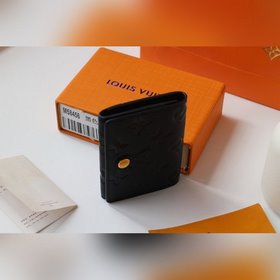 LV Модель M58456 Компактный кожаный чехол для визиток из кожи пер