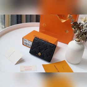 LV Модель M58456 Компактный кожаный чехол для визиток из кожи пер