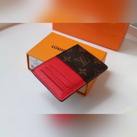 LV LU NéO Карман для карт Модель M60166 Кошелек Neo из ткани Mo