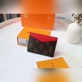 LV LU NéO Карман для карт Модель M60166 Кошелек Neo из ткани Mo
