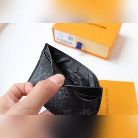 LV LU NéO Карман для карт Модель M60166 Кошелек Neo из ткани Mo