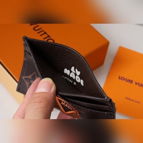LV PORTE CARTES DOUBLE Карточный чехол Артикул： M62170 Желтый цве