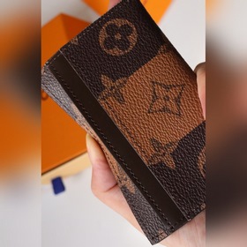 LV PORTE CARTES DOUBLE Карточный чехол Артикул： M62170 Желтый цве