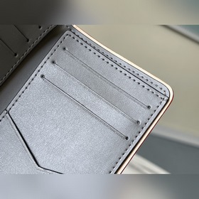 LV Артикул： M80805 Серебристый зеркальный кошелек Серия SLENDER 