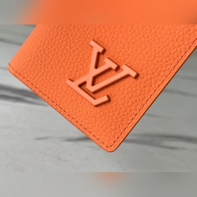 LV Артикул： M81028 Оранжевый Классический универсальный кошелек 