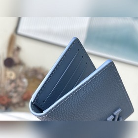 LV Артикул： M81028 Синий Классический универсальный кошелек в фо