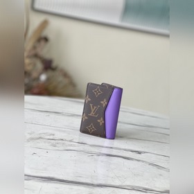 LV Модель： M81535 Фиолетовый кошелек Изготовлен из парусины, с д