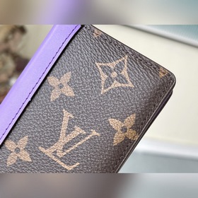 LV Модель： M81535 Фиолетовый кошелек Изготовлен из парусины, с д