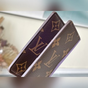 LV Модель： M81535 Фиолетовый кошелек Изготовлен из парусины, с д