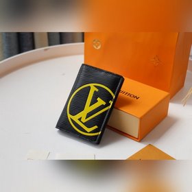 LV Карманный кошелек Модель M67904 Осенний кошелек из кожи Epi с
