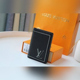 LV Модель M68209 Карманный кошелек с вышитыми линиями Кошелек дл