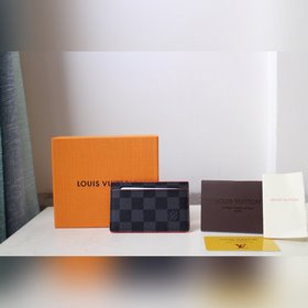 LV Карманный кошелек Модель N61722 с отделкой из кожи Новая колле