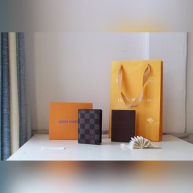 LV Карманный кошелек Модель N63144 Классический дизайн Louis Vui