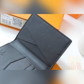 LV Карманный держатель для карт Модель N63144 Кожаный карманный п