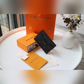 LV Модель M63144 Кошелек в сумке из парусины В кошелек легко пом