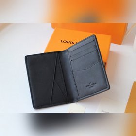 LV Модель M68209 Карманный кошелек с вышитыми линиями Карманный