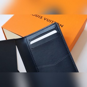 LV [Карманный держатель для карт с тиснением, синий] Артикул： N8