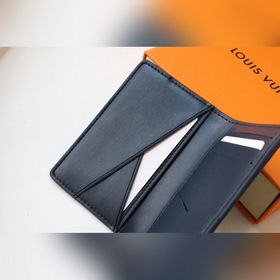 LV [Карманный держатель для карт с тиснением, синий] Артикул： N8