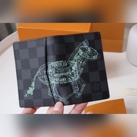 LV Артикул： N64602 Мужской кошелек с карманами Новый кожаный ко