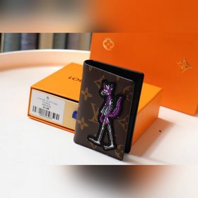 LV Карманный кошелек Артикул： N63144 Вышивка Классический дизай