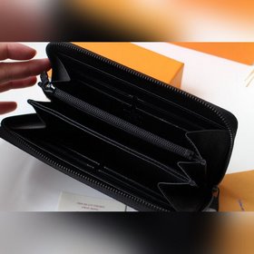 LV Модель 60017 Серия «Свежие цветы» Кошелек с одним отделением,