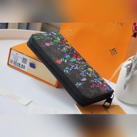 LV Модель 60017 Серия «Свежие цветы» Кошелек с одним отделением, 