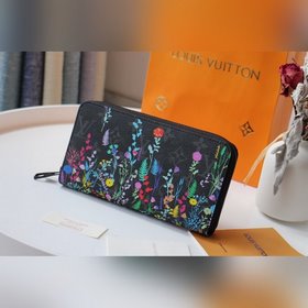 LV Модель 60017 Серия «Свежие цветы» Кошелек с одним отделением, 