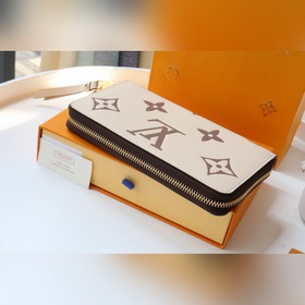 LV 【Кошелек на молнии】  Артикул： M80116 Бежевый Кошелек на молн
