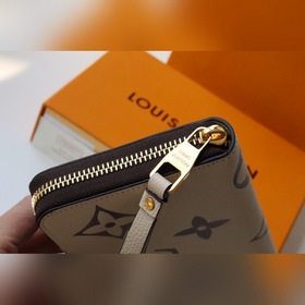 LV 【Кошелек на молнии】  Артикул： M80116 Бежевый Кошелек на молн