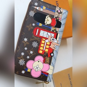 LV Рождественская новинка ZIPPY кошелек на молнии Артикул： M808