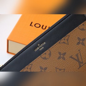 LV Модель： M80348 Slim Purse Сумка-клатч Минималистичный дизайн и
