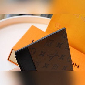 LV Модель： M80348 Slim Purse Сумка-клатч Минималистичный дизайн и