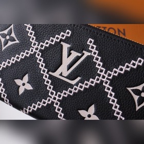 LV Артикул： M81141 Новая модель Кошелек с тисненым логотипом Zip
