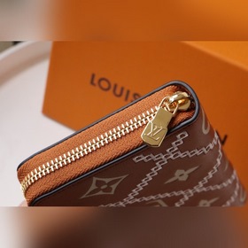 LV Артикул： M81141 Новая модель Кошелек Zippy с тисненым логотип