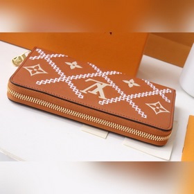 LV Артикул： M81141 Новая модель Кошелек Zippy с тисненым логотип