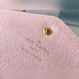 LV Артикул： M81183 Розовый Женский новый джинсовый кошелек Sarah