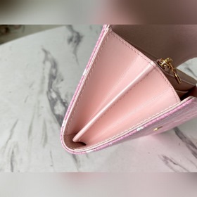 LV Артикул： M81183 Розовый Женский новый джинсовый кошелек Sarah