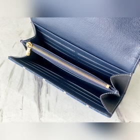 LV Артикул： M81183 Синий Женский новый джинсовый кошелек Sarah