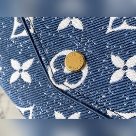 LV Артикул： M81183 Синий Женский новый джинсовый кошелек Sarah 