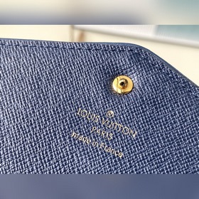 LV Артикул： M81183 Синий Женский новый джинсовый кошелек Sarah 