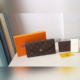 LV SARAH Длинный кошелек с клапаном Модель M60531 Кошелек с заст