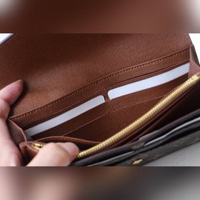 LV SARAH Длинный кошелек с клапаном Модель M60531 Кошелек с заст