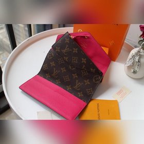 LV Модель M60708 Розовый Кошелек Вдохновленный первым кошельком L