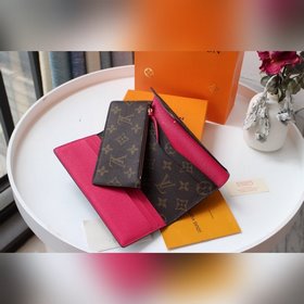 LV Модель M60708 Розовый Кошелек Вдохновленный первым кошельком L