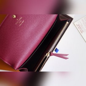 LV Модель M61289 Emilie Кошелек Изготовлен из мягкой ткани Monog