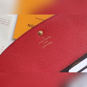 LV Модель M61289 Emilie Кошелек Изготовлен из мягкой ткани Monog