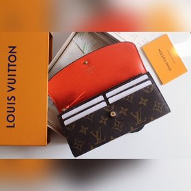 LV Модель M61289 Emilie Кошелек Изготовлен из мягкой ткани Monog